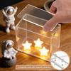 Transparent Acrylic Storage Box Magnetic Figurine Display Box Collection Figures Dustproof Storage Box Office Desktop Decoration