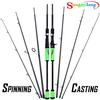 Удочка 2,1 м 2,4 м, литейная удочка, спиннинг, портативная сверхлегкая удочка, дорожная удочка