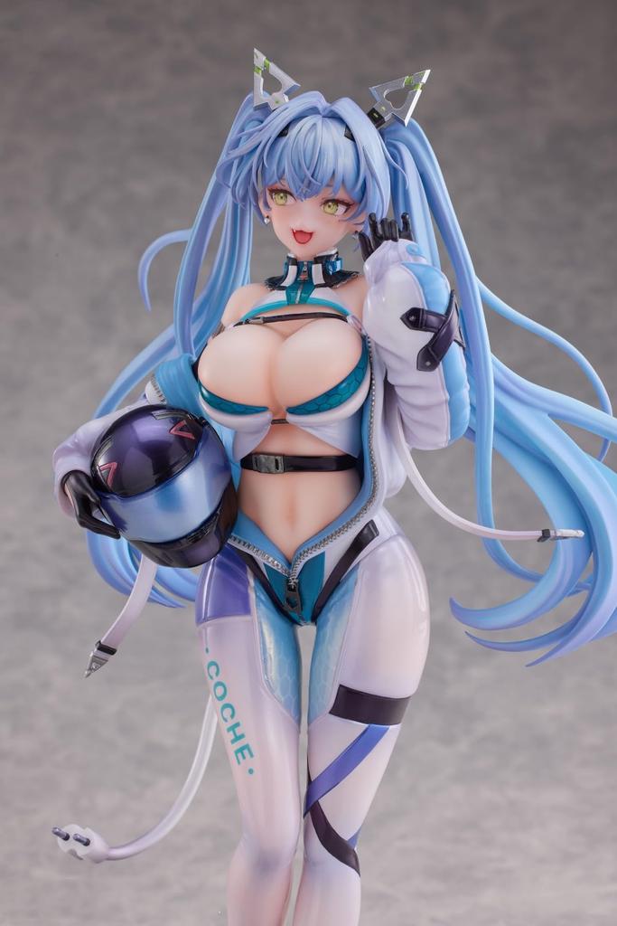 Фигурка из ПВХ и АБС масштаба 1/7 "Мотоциклистка Айла" по оригинальной иллюстрации Мишне