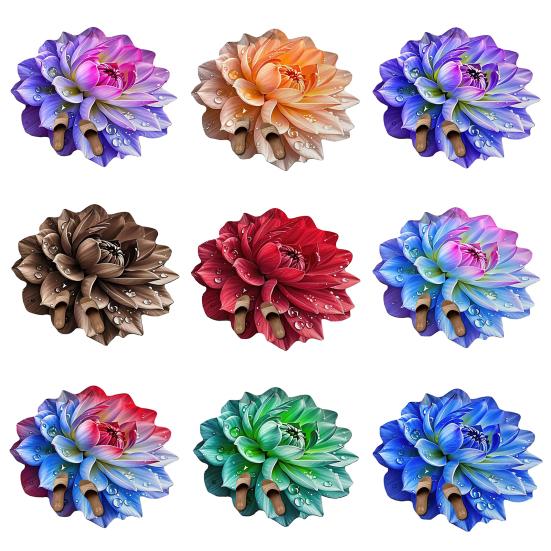 Цветочный коврик для пола Нескользящий Впитывающий коврик для ванной Декоративный 3D Реалистичный узор Цветочный коврик для гостиной Ванной Кухни