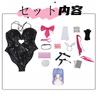 Костюм для косплея Hatsune Miku Rabbit Hole с Идеально подходит для Культурной Школьной Фотографии и Полный Комплект Парика, Косплей, Фестивали, Фестивали, Фотосессии, Хэллоуин,