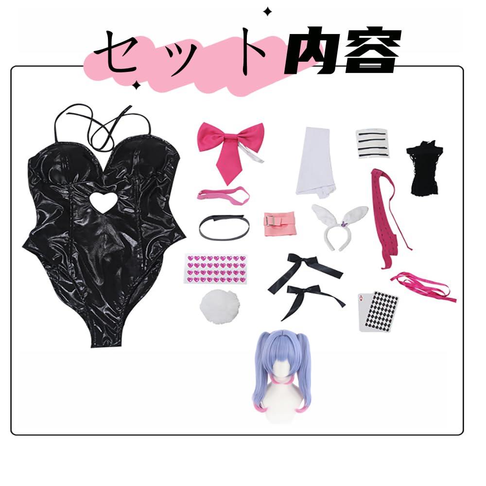 Костюм для косплея Hatsune Miku Rabbit Hole с Идеально подходит для Культурной Школьной Фотографии и Полный Комплект Парика, Косплей, Фестивали, Фестивали, Фотосессии, Хэллоуин,