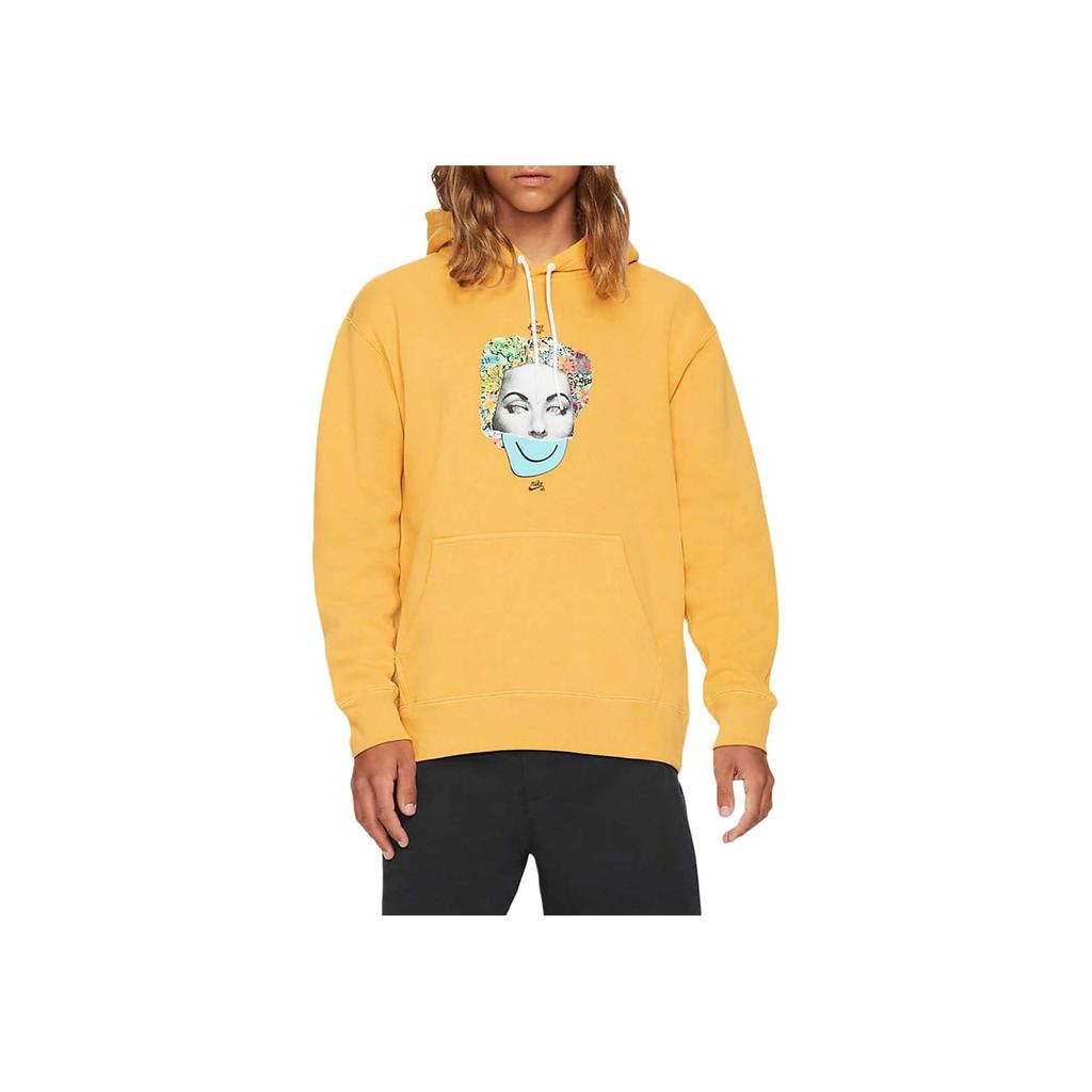 Nike SB X The Killing Floor Толстовка с графическим принтом Asian Edition Мужская толстовка с капюшоном желтая CW7152-213