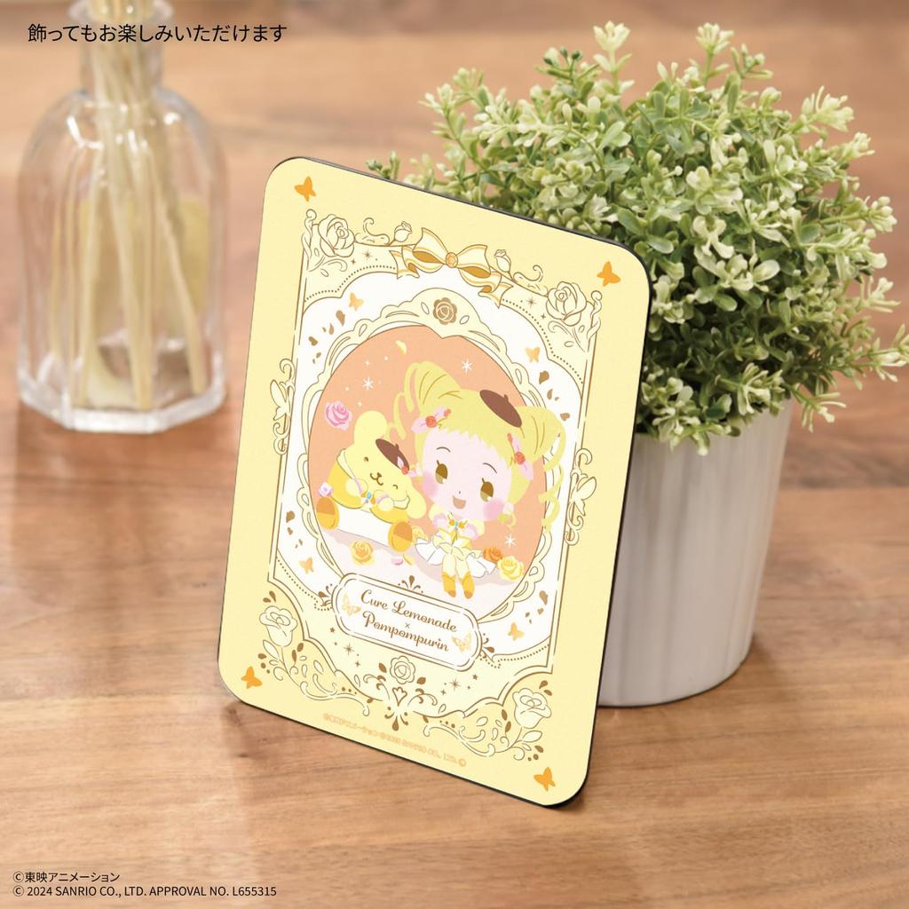 Gourmandise PreCure 5 x Персонажи Sanrio Коврик для мыши Кьюр Лимонад Да! Вперёд! BNP-05C
