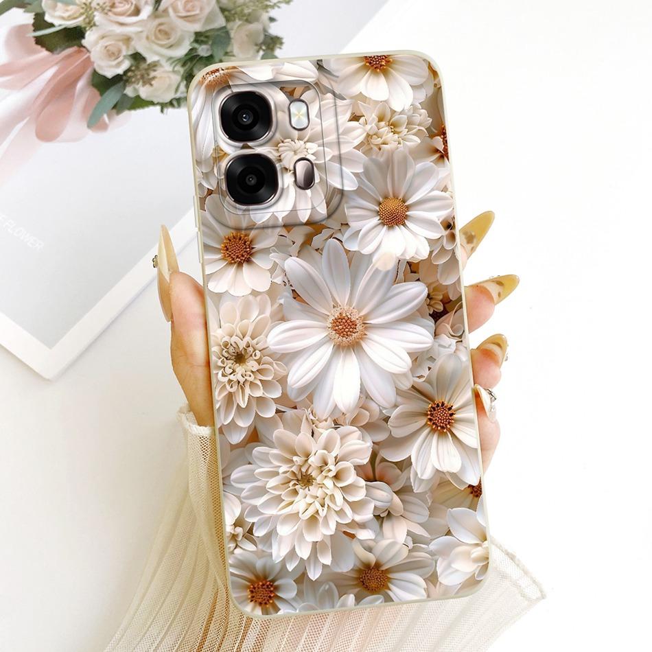 For Oppo A6s CPH2789 Cute Cat Flower Cartoon Phone Case For Oppo A6s 4G CPH2815 OppoA6s A 6S 5G Soft Silicone Covers Bumpers