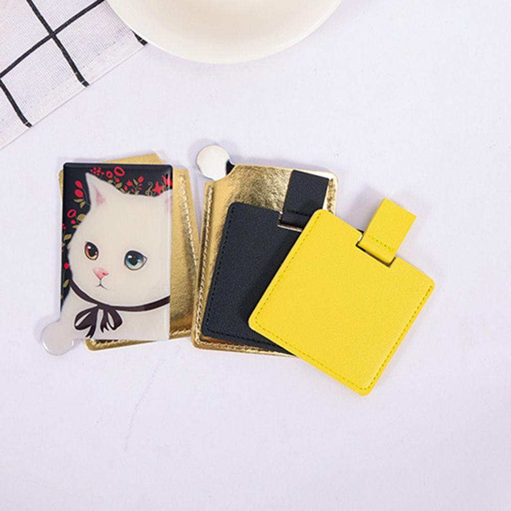 Beauty No Broken Gift for Her Women Girls Cosmetic Mirror Compact Pocket Mirror Makeup Mirror Stainless Steel Mirror