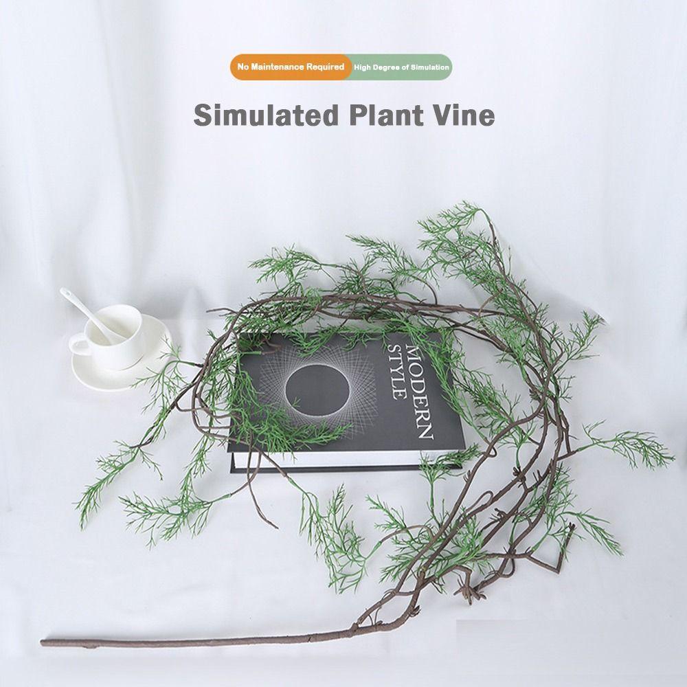 145cm Simulation Lucid Asparagus Vine DIY Greenery Leaves Vine Home Decoration
