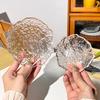 Ins Irregular Glass Tray Transparent Jewelry Necklace Earringd Storage Plate Home Decorative Storage Dishes Pograph Prop