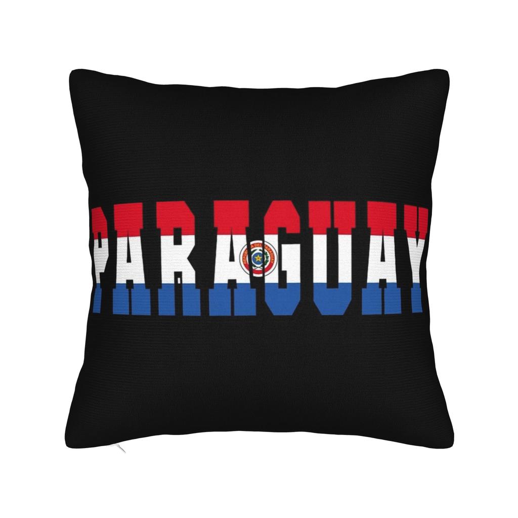 Decorative Pillow Covers Paraguay Flag Merch Bedroom  Throw Pillow Case Cover Square MultiSize