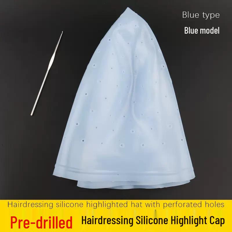 Силиконовая шапочка для мелирования волос для салонного использования - Инструмент для перманентной завивки без проколов