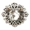 Elegant Clothing Fastener Fashion Accessory Clothing Jewelry Vintage Brooch Crystal Lapel Pin Gift for Woman Girls