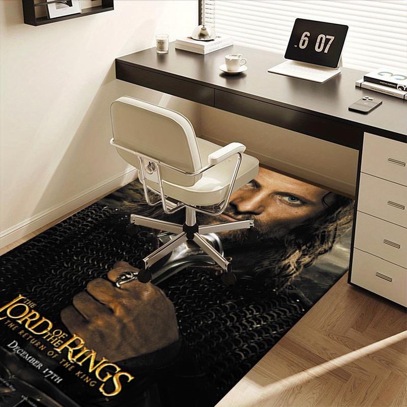 Lord of the Rings: Return of the King Poster Print Office Mat Home Decor Office Desk Chair Rugs Chair Carpet for office Chair Mat Gift For H