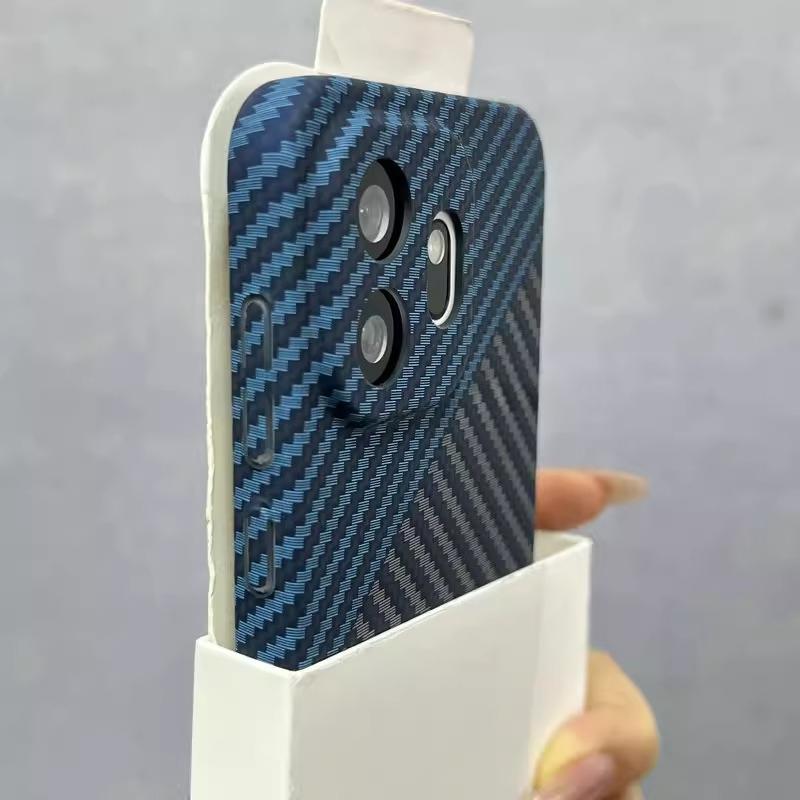 Чехол для Poco X8 Pro Max Матовая текстура углеродного волокна Защита от отпечатков пальцев Ударопрочная задняя крышка Для Poco X8 Pro Корпус Бампер