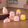 Крошечная фигурка счастливой свиньи ПВХ милое украшение для стола полки салона автомобиля миниатюрный дизайн сада фигурки животных для показа