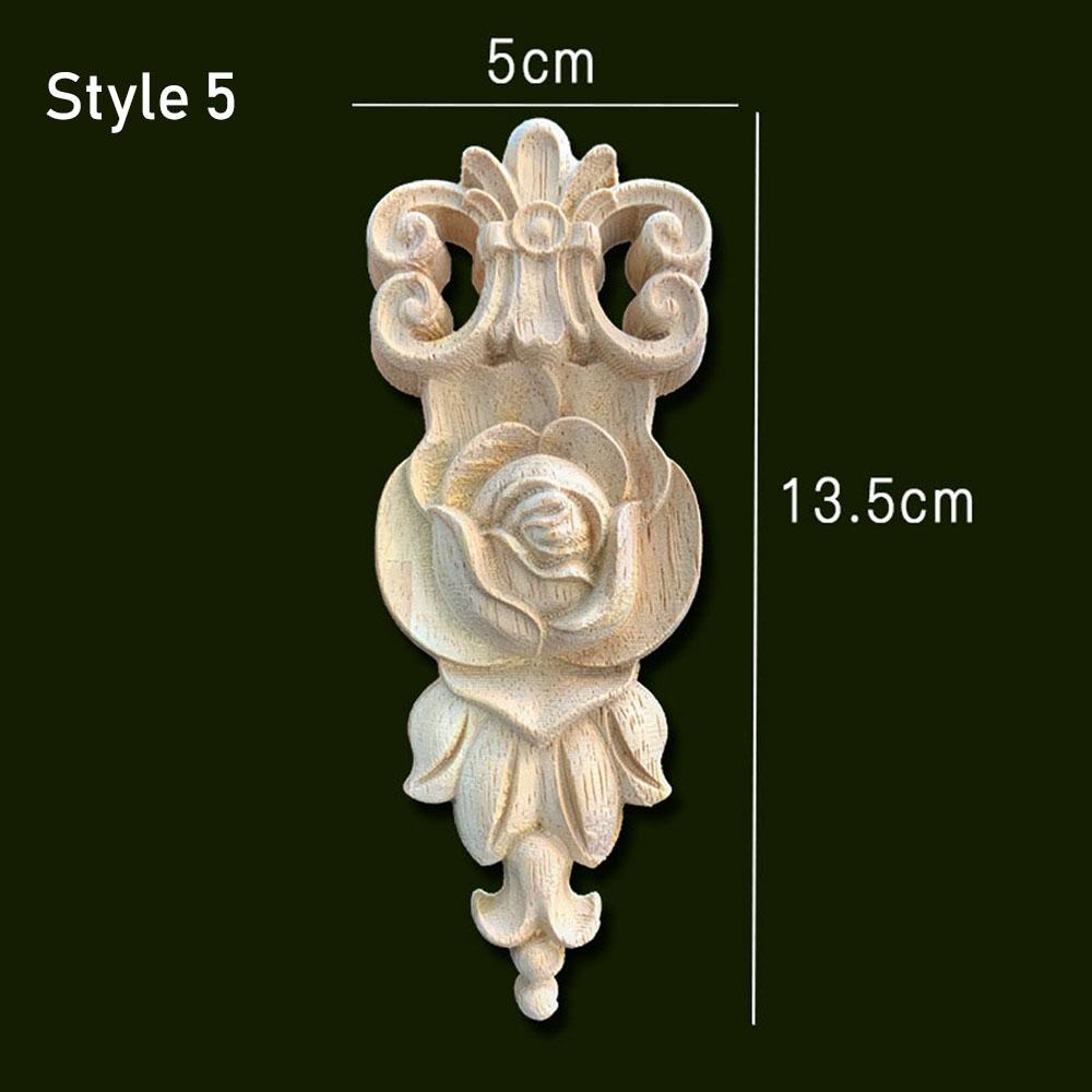 Части Европейский Деревянный Резной Угол Аппликации Рамка Резьба По Дереву Декоративные Деревянные Фигурки Ремесла