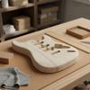 Незаконченный корпус электрогитары Ручная работа Липа Дружелюбный к DIY Инструментальные части для