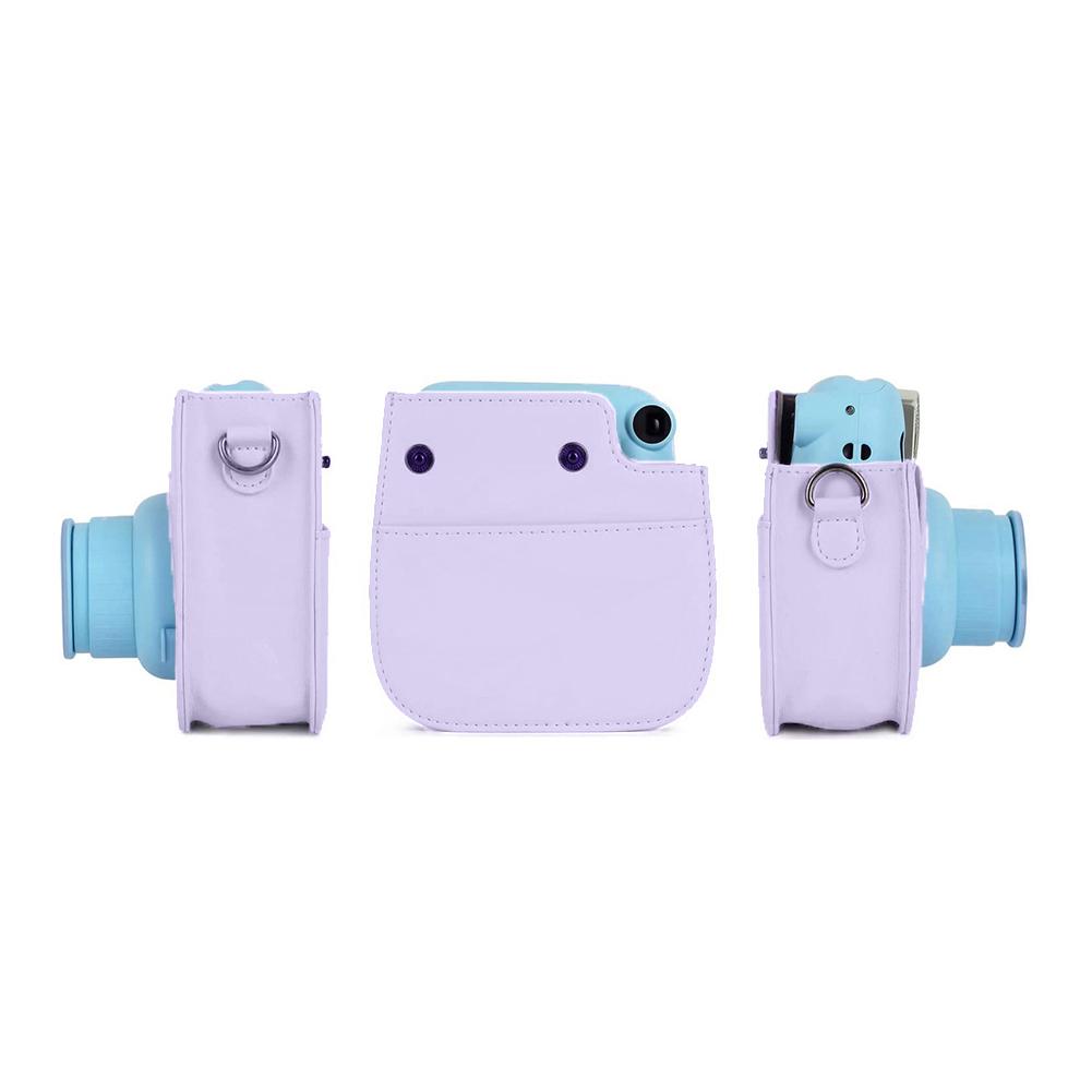 Чехол из искусственной кожи с регулируемым плечевым ремнем для Instax Mini 11 Аксессуары