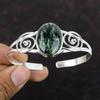 Seraphinite Cuff Bracelet Adjustable Bangle 925 Sterling Silver Bangle Gemstone Bangle Handmade Jewelry Silver Cuff Bracelet Gift For Mother