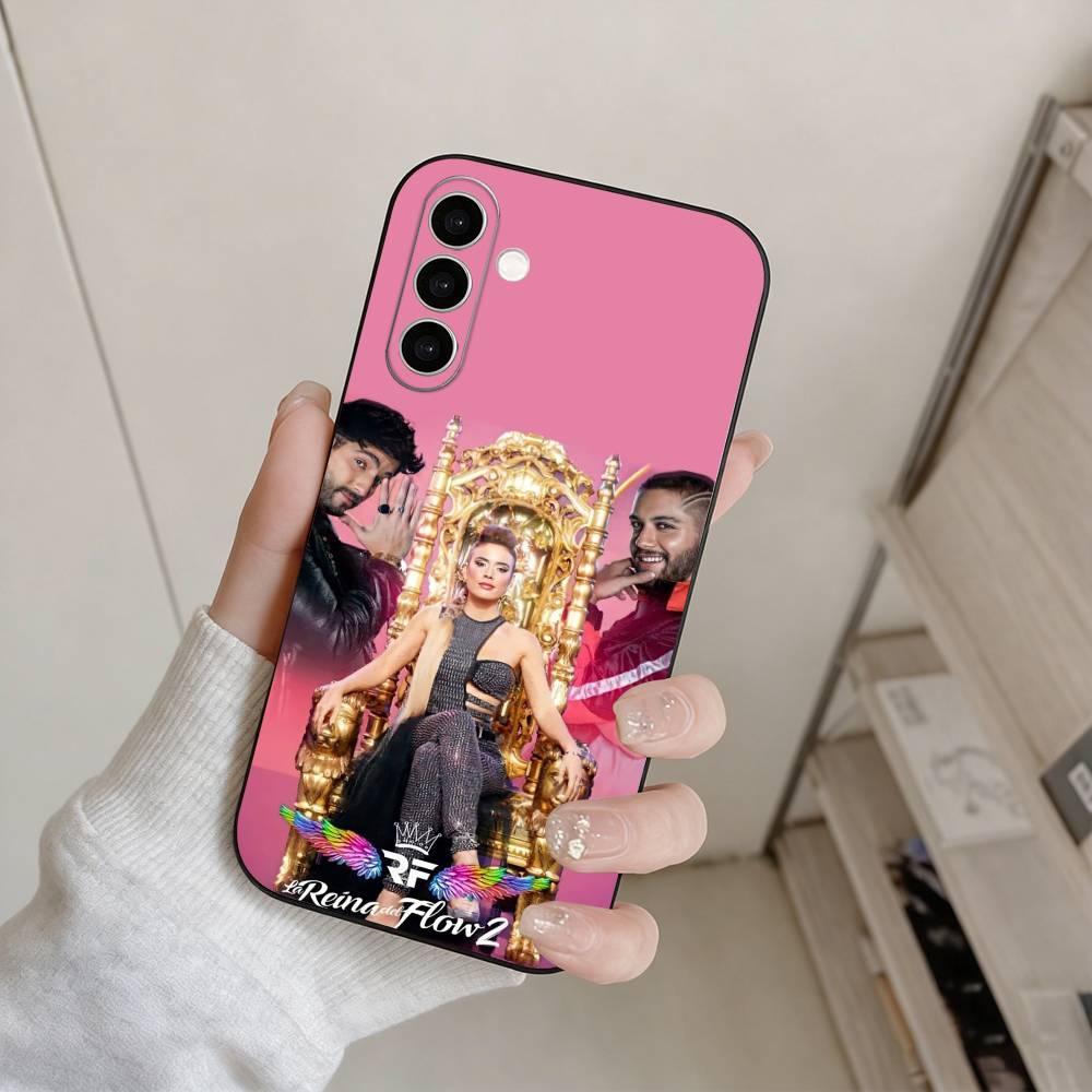Чехол для телефона «Королева Flow» для Samsung Galaxy A73, A72, A71, A70, A53, A52, A51, Другие Мягкий черный чехол