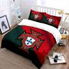 Portugal FPF crest design. Bedding sets Duvet cover sets Duvet covers Pillowcases(1 * Duvet Cover 2 * Pillowcases, without duvet insert)