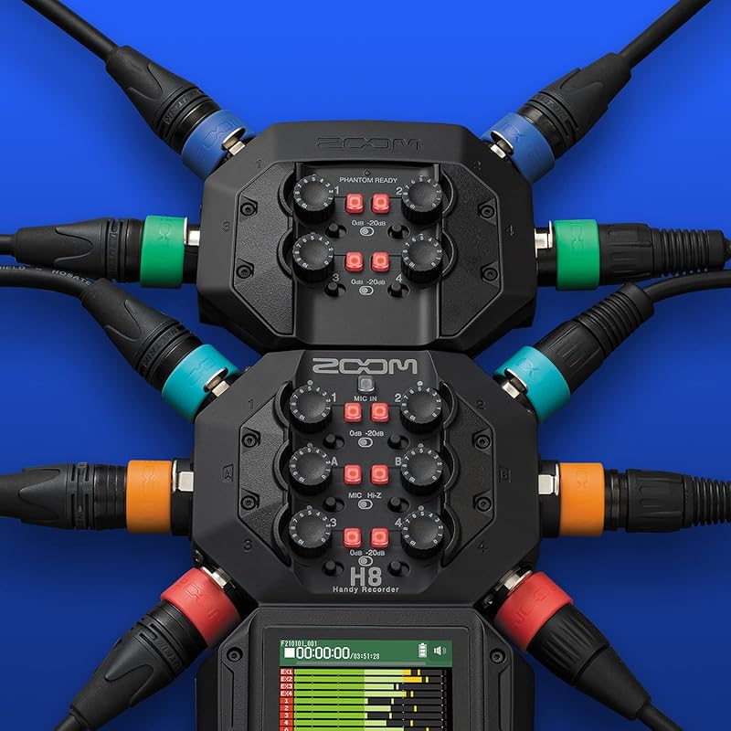 ZOOM zoom EXH-8 External XLR input expansion capsule for H8 black