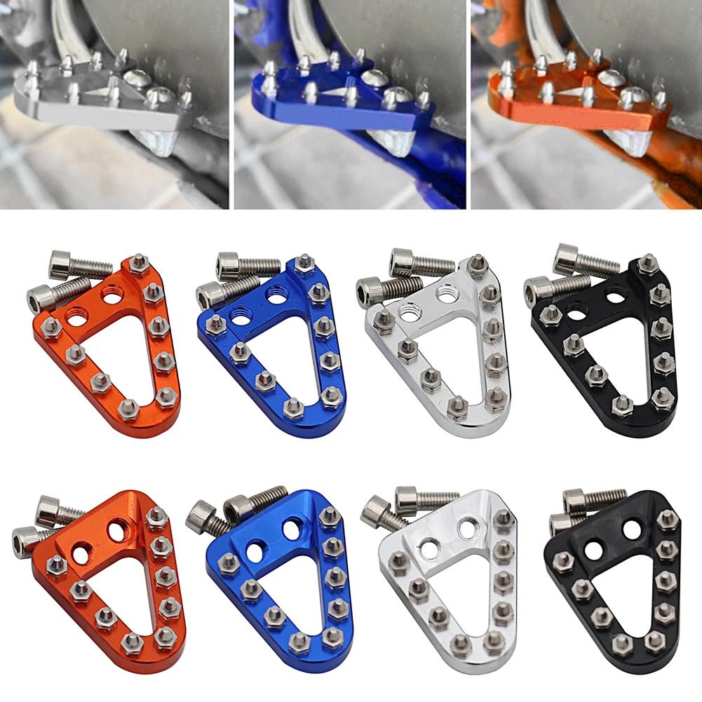 Aluminum Motorcycle Rear Brake Pedal Pads Step Plate Tip for KTM SX SXF EXC EXCF XC XCF XCW XCFW TC TE 2008-2016 for Husqvarna