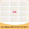 Подходит для робота-пылесоса Midea M9 / V10 / V12 / W11, HEPA-фильтр, запасные части, аксессуары, сменные расходники
