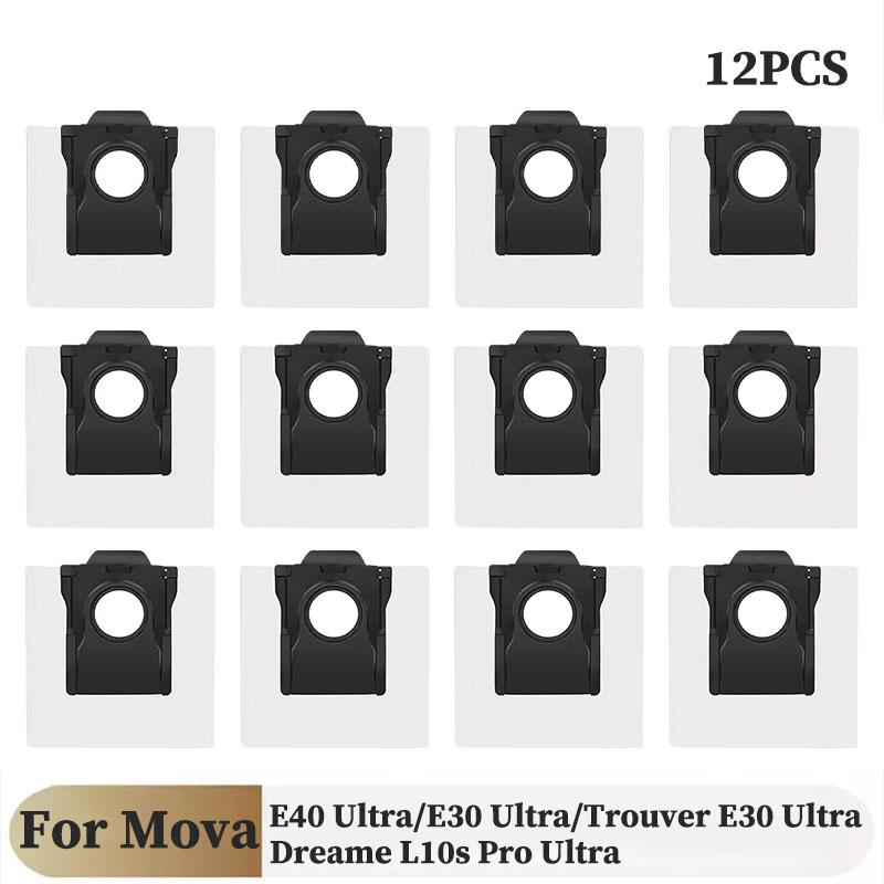 For MOVA E40 Ultra /Mova E30 Ultra / Trouver E30 Ultra / Dreame L10s Pro Ultra Heat Tricut Brush Filter Mop Cloth Bag