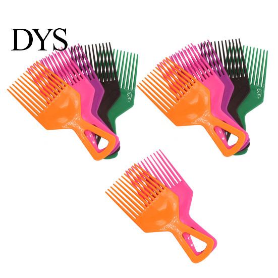 Travel Size Hair Comb 12Pcs Afro Pick for Women & Men, Wide Tooth Detangling Lifting Comb, Plastic Styling Long Thick Curly Quick