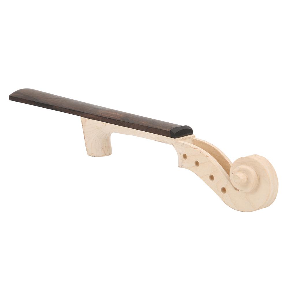 Кленовый гриф для скрипки с эбоновой накладкой черный 4 4 Аксессуары для музыкальных инструментов Гриф для скрипки