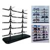 Space Saving Sunglass Holder Rack Eyeglasses Organizer Shelf Glasses Frame Tray Wood Display Stand