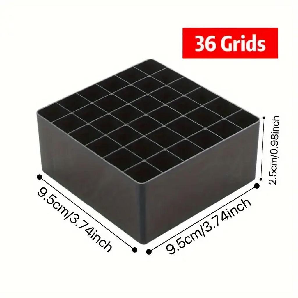 1 шт. 36Grids Art Markers Pen Holder, Настольный ящик для хранения маркеров, Органайзер для хранения маркеров, Пустой ящик для хранения (Без маркера)