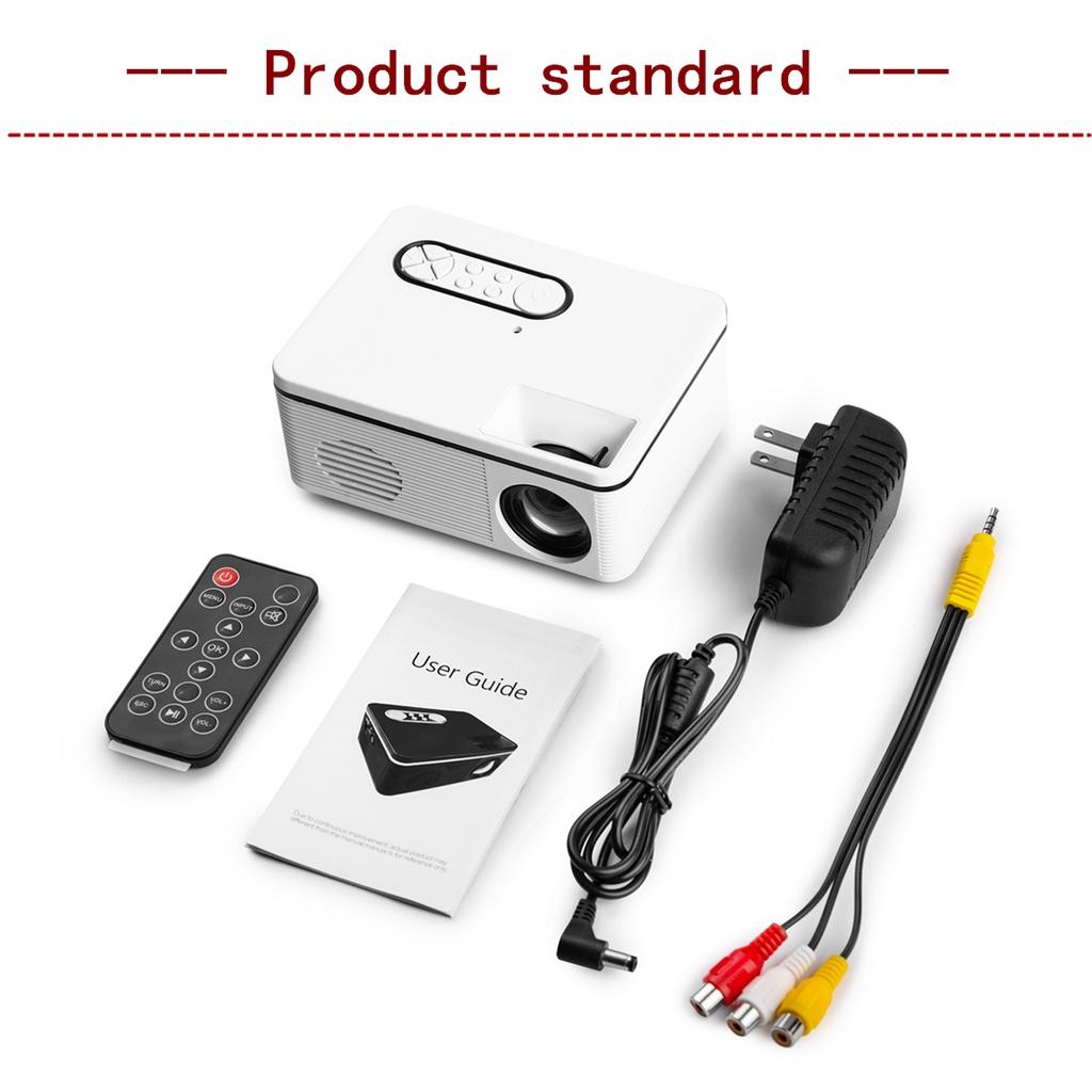 30000 часов 1080P HD LED Портативный проектор 320x240 Разрешение Мультимедийный Домашний кинотеатр Кинопроектор Видеотеатр