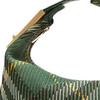 Burberry Peg Letter Logo Zipper Plaid Design Nylon Tote Bag Medium Women Tote Bag Ivy-Green 80820471