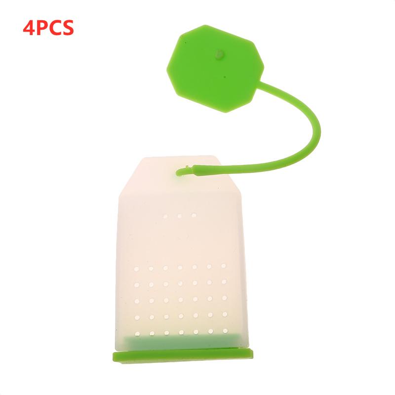 5Pcs Silicone Tea Infuser Bag Reusable Safe Loose Leaf Tea Bags Strainer Filter for Tea Drinker Utensils Tea Tools Kitchen Tools