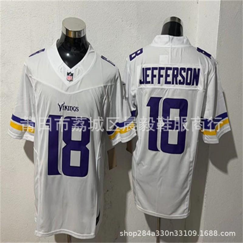 Vikings 3rd Gen Rugby Jersey 14 Darnold 8 Cousins 9 McCarthy