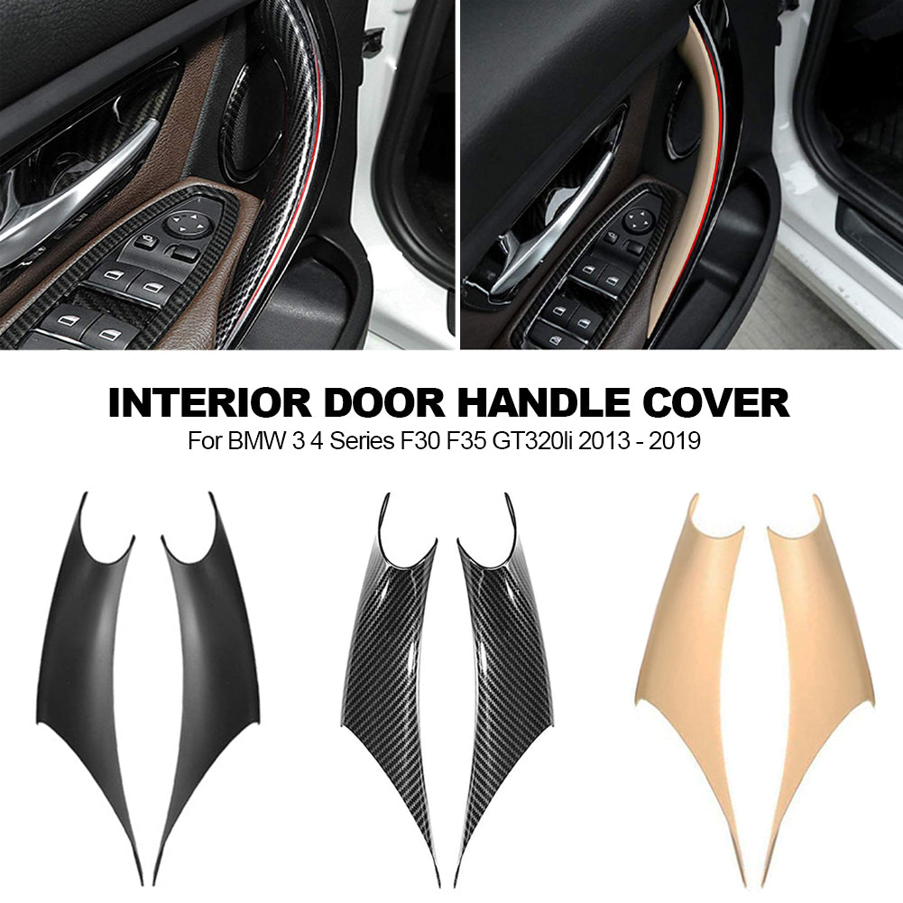 ABS Car Interior Door Handle Pull Protective Cover for BMW 3 4 Series F30 F35 2012 2013 2014 2015 2016 2017 2018 2019