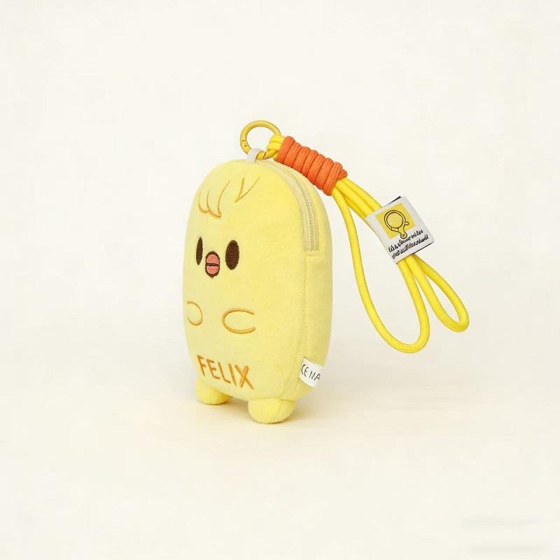 Latest Cartoon Plush Pencil Bag Makeup Bag Portable Cute Wallet Coin Bag Cartoon Bear Star Essential Gift