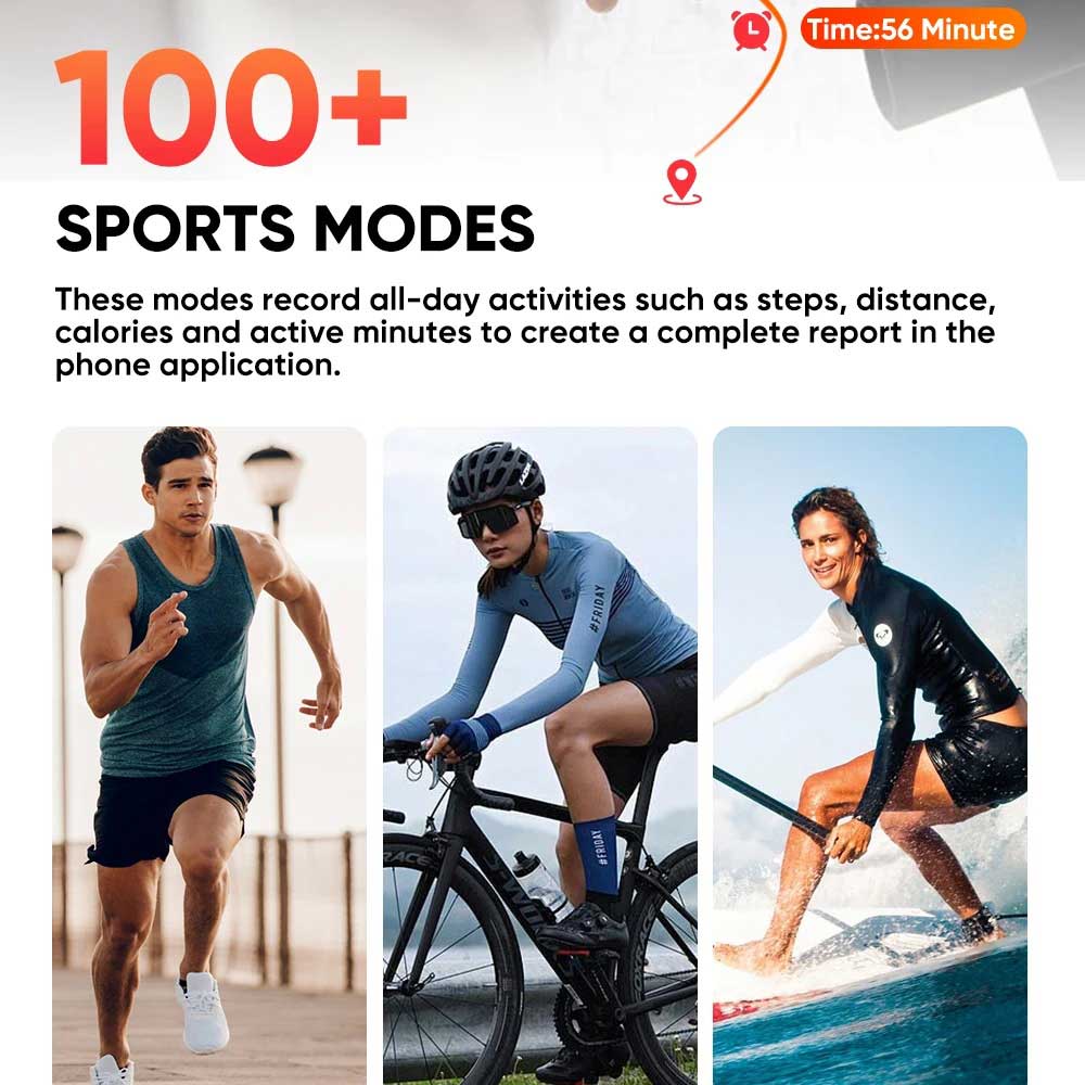 Новые умные часы 1000 мАч Длительное время работы от аккумулятора Для мужчин Женщин Фитнес Спорт Bluetooth-вызов Водонепроницаемые 1,85-дюймовые Полноценный сенсорный экран Умные часы