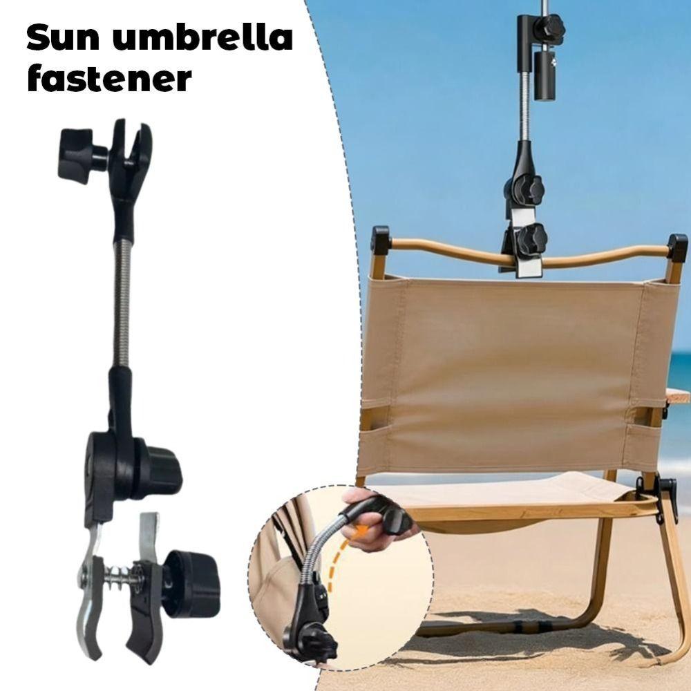 Universal Umbrella Holder 7-40mm Clamp Stroller Umbrella Clamp Fishing Chair Holder Scooter