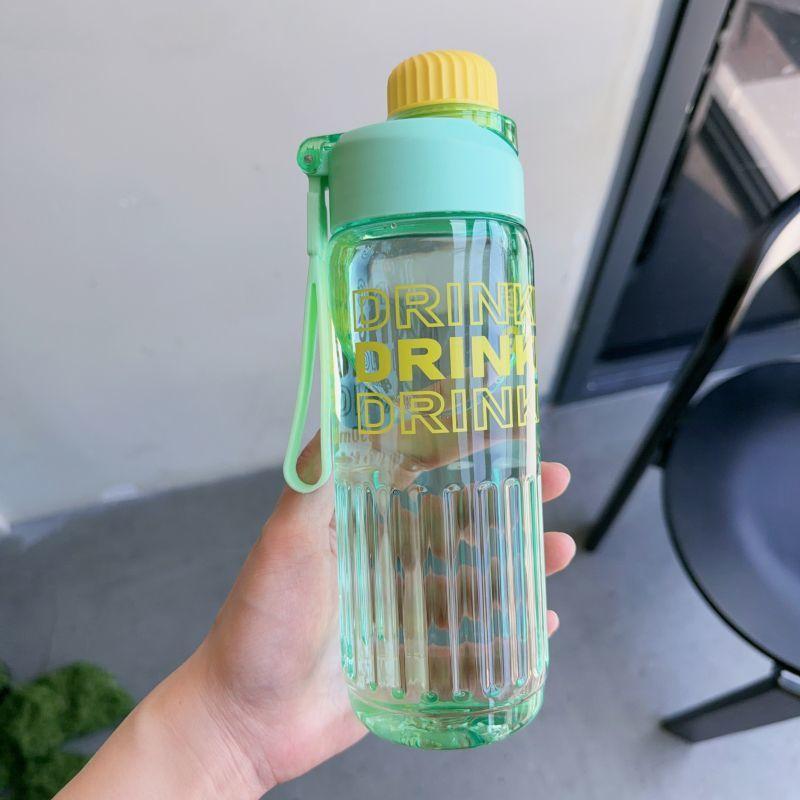 Water bottle simple hand cup high value will carry students men and women large capacity transparent kettle outdoor sports multi-function