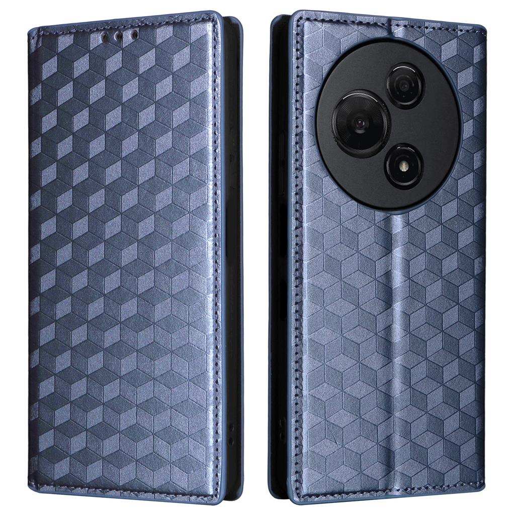 For TCL 60 NxtPaper 4G Case Wallet Rhombus Imprinted Leather Phone Cover