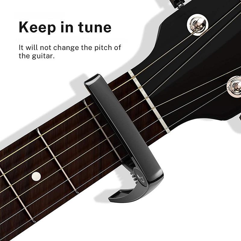 Guitar tuning clip, capo, Electric guitar, folk music, voice clip, adjustable clip, accessory instrument