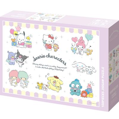 Пазл Sanrio Персонажи вместе SAN-K100-024, 100 деталей, разные цвета