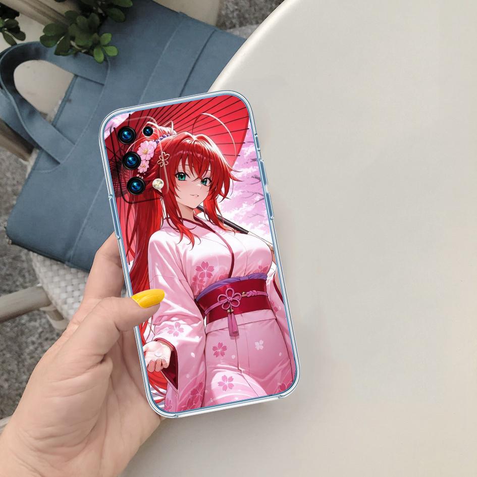 LO84 Rias Gremory Phone Case for Motorola Moto E13 E15 E20 E22 E22I E22S E30 E32 E40 E7 E7I G Plus Power Play Stylus G22 G14