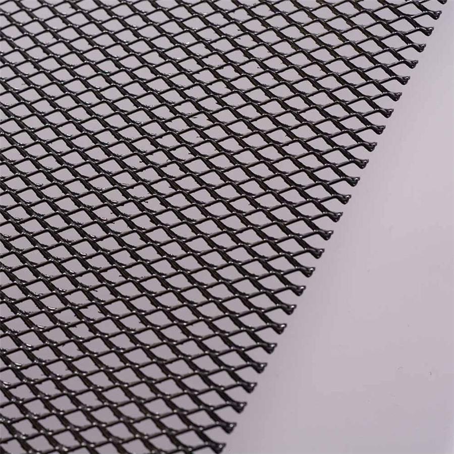 8 мм x 4 мм Сетчатая решетка из алюминия Крышка Бампер Крыло Вентиляционное отверстие капота Сетка решетки Универсальная Черная