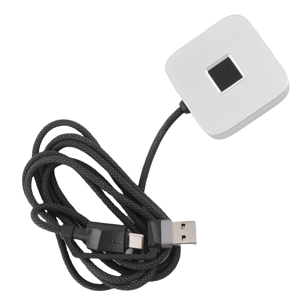 USB Сканер отпечатков пальцев для ПК Распознавание касанием на 360 градусов Быстрое распознавание Биометрический сканер отпечатков пальцев USB-ключ Поддержка для