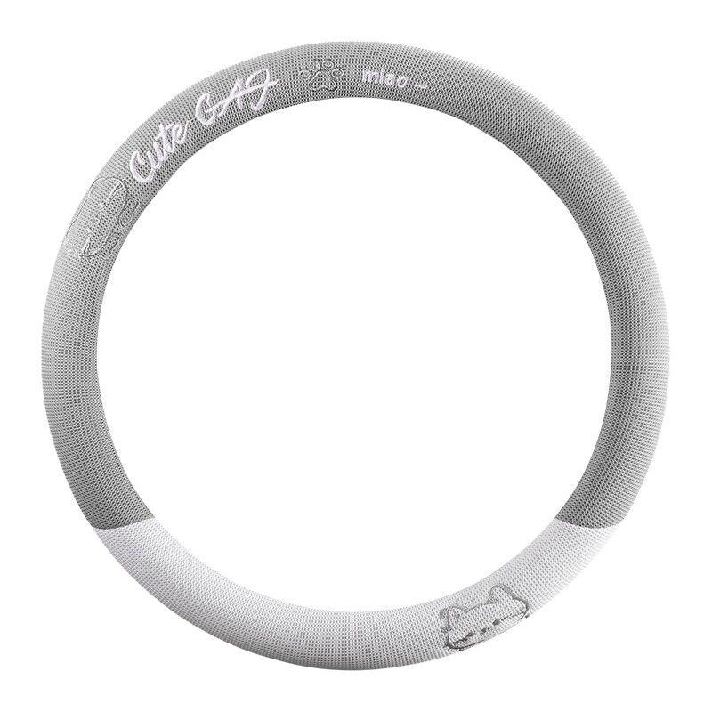 Car Steering Wheel Cover, All-Season Universal Type, Linen Material, Isuzu D-Type, 2025 New Model, Sporty Style, Sweat-Absorbent, Special Edition