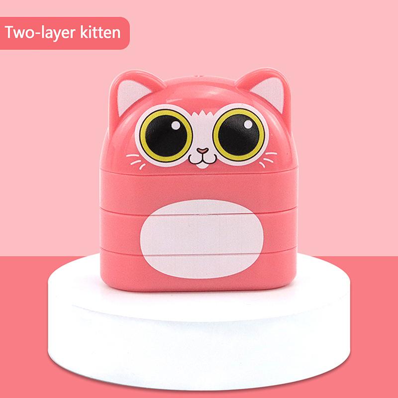 Children'S Name Seal Diy Black White Ink Student'S Stamp Clothes Stickerstamp