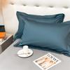 Pure Cotton Solid Color Long-Staple Pillowcase Pair – 100% Xinjiang Cotton, Single Piece, Simple Plain Design